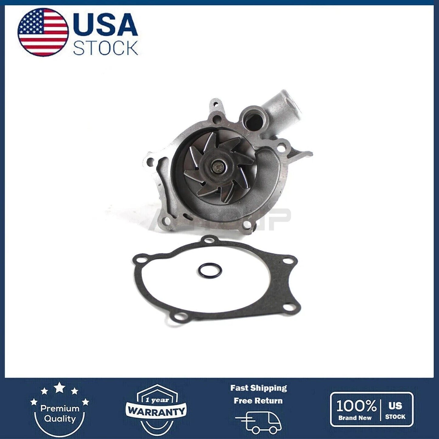 Cooling Water Pump Mitsubishi 4G63 4G64 LPG Forklift 8V Engine