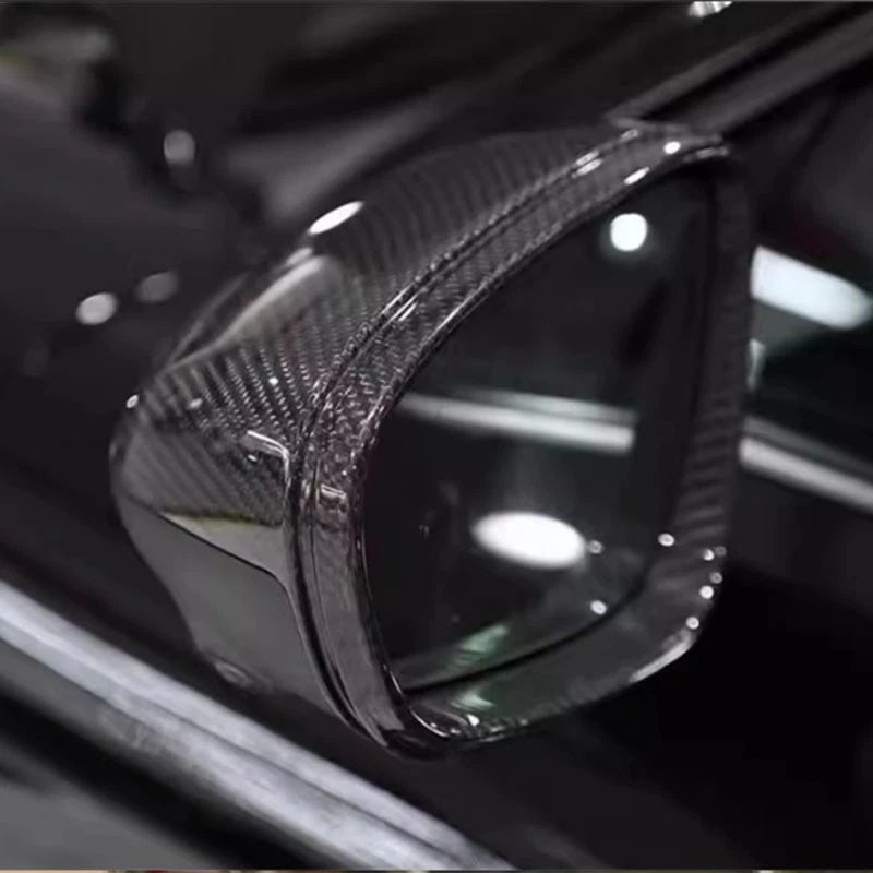 Real Carbon Fiber Replace Side Mirror Caps Cover for Porsche 911 991.1 2013-2015