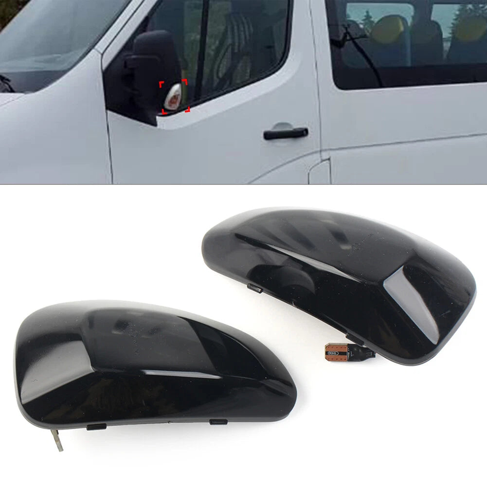 Dynamic Side Mirror Turn Signal Lights for Renault Master, Vauxhall Movano, Nissan
