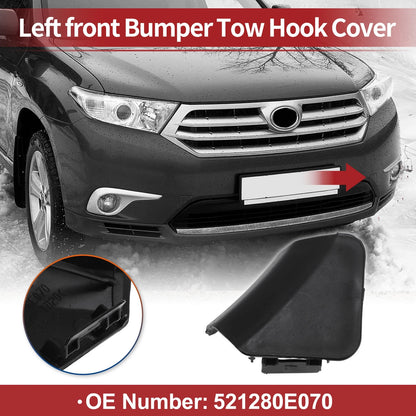 Left Front Tow Hook Cover for Toyota Highlander (2001-2023)