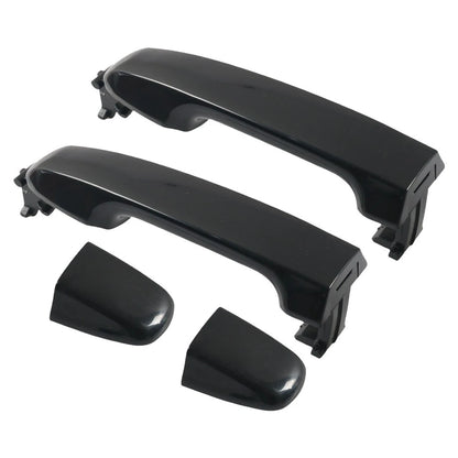 Black Rear Left & Right Outside Door Handles for Toyota Camry (2012-2017)