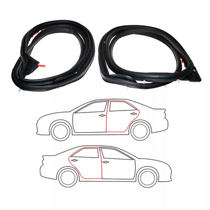 Rear Door Weatherstrip for Toyota Yaris Echo Sedan 2006-2009