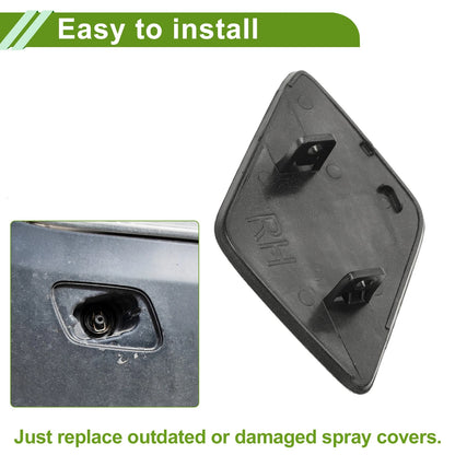 Front Right Washer Nozzle Cover for Volvo XC90 (2016-2020) Dark Gray