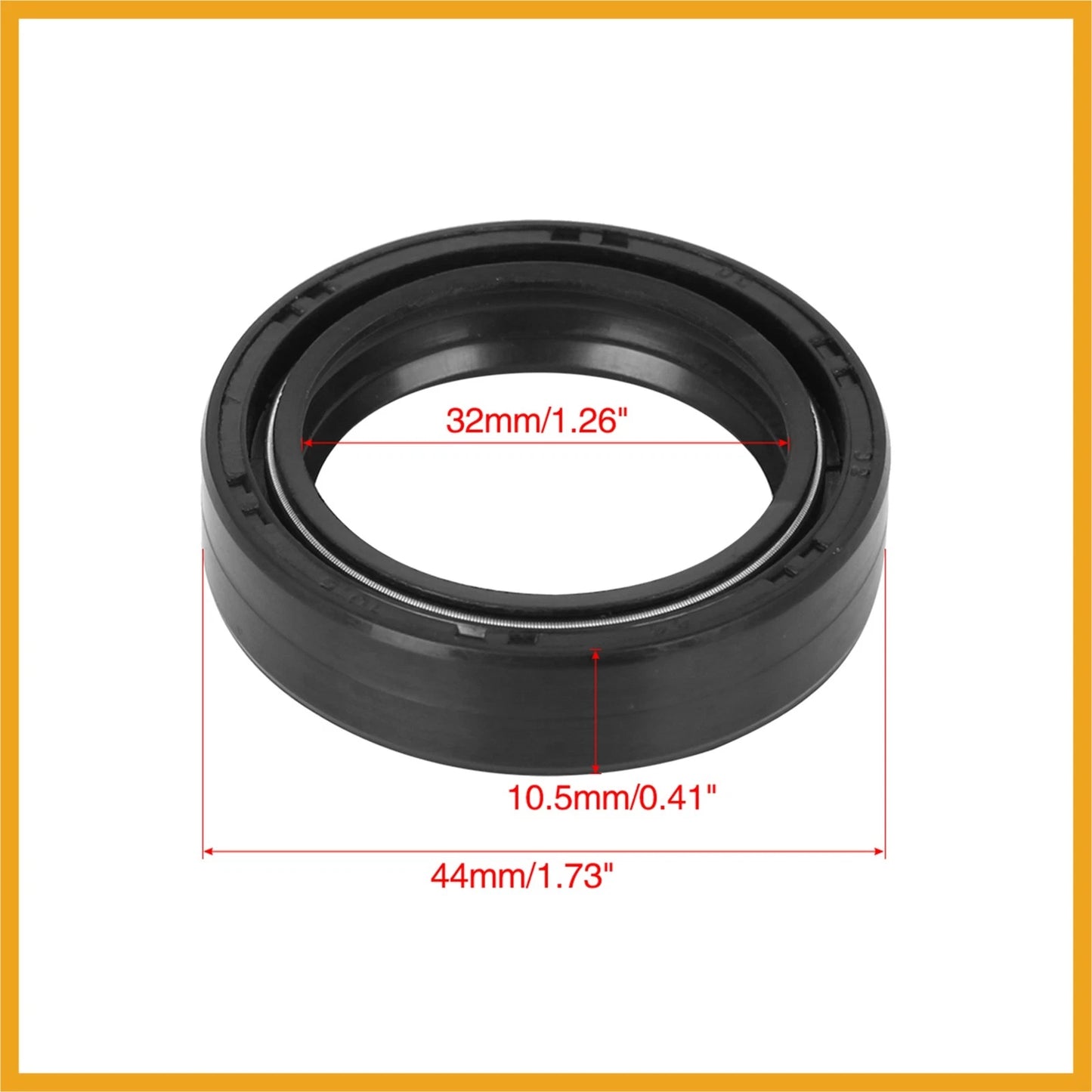 2 x / 32x44x10.5mm / Motorcycle Front Fork Shock Oil Seal for GN125