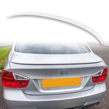ABS Boot Spoiler for BMW 3-Series E90 M3 Style 2005-2012 Alpine White