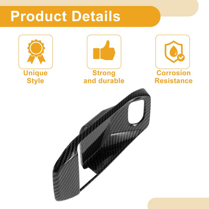 4 x Interior Door Handle Bowl Cover Trim for Jeep Wrangler Gladiator JT (2018-2023)