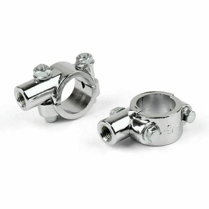 2 x Mirror Clamp Holder for Dalter 25mm Handlebar M10 Motorcycle