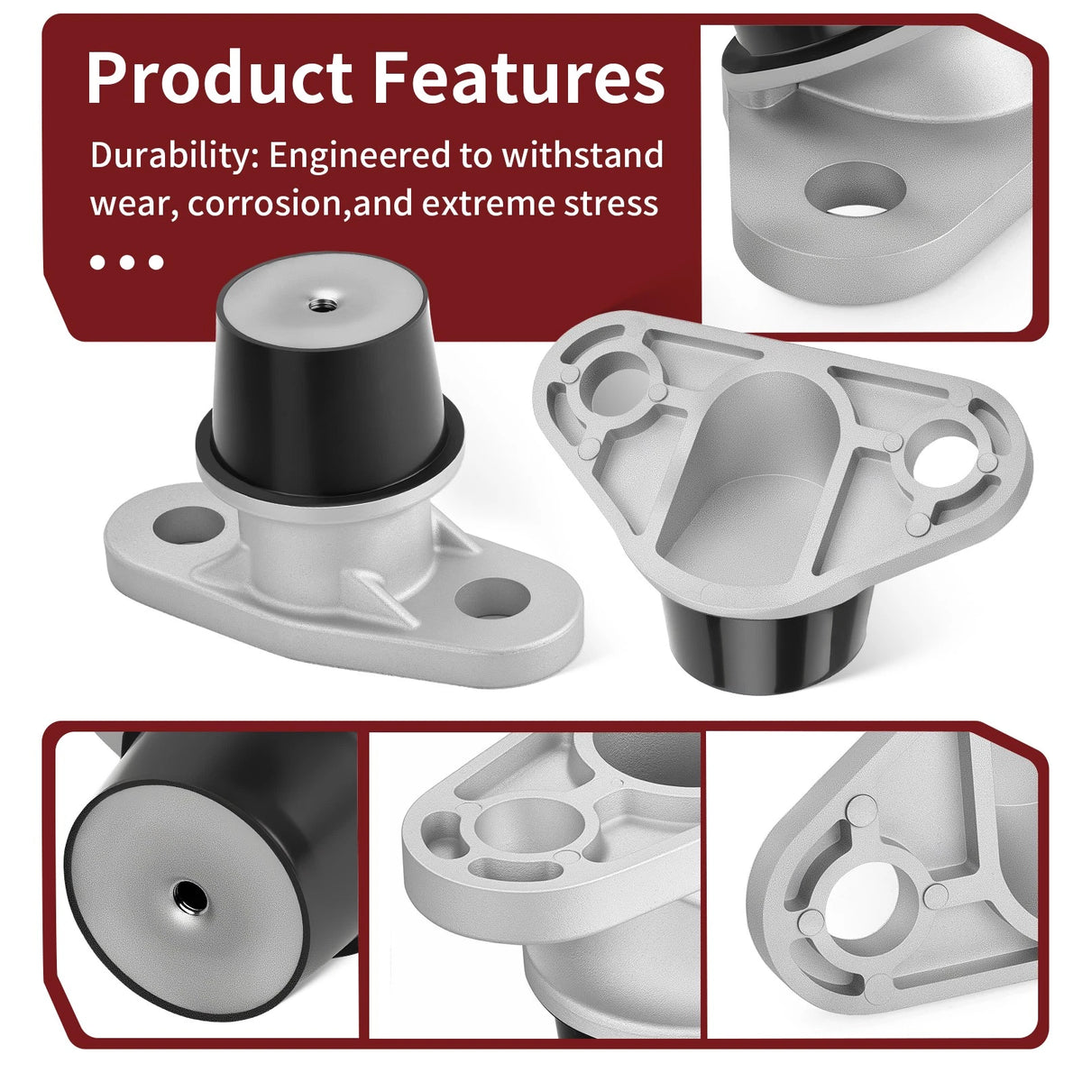 2 x Front Rear Engine Mounts for Sea Doo GTX 4TEC (2003-2006)