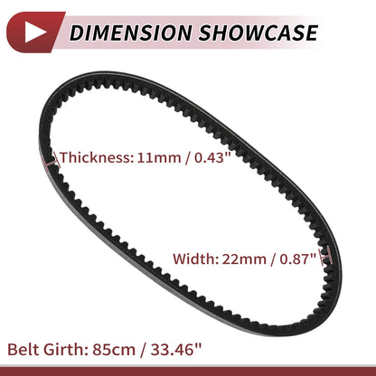 Drive Belt V-Belt for Honda CH250 Elite Motorcycle (1985-1990)