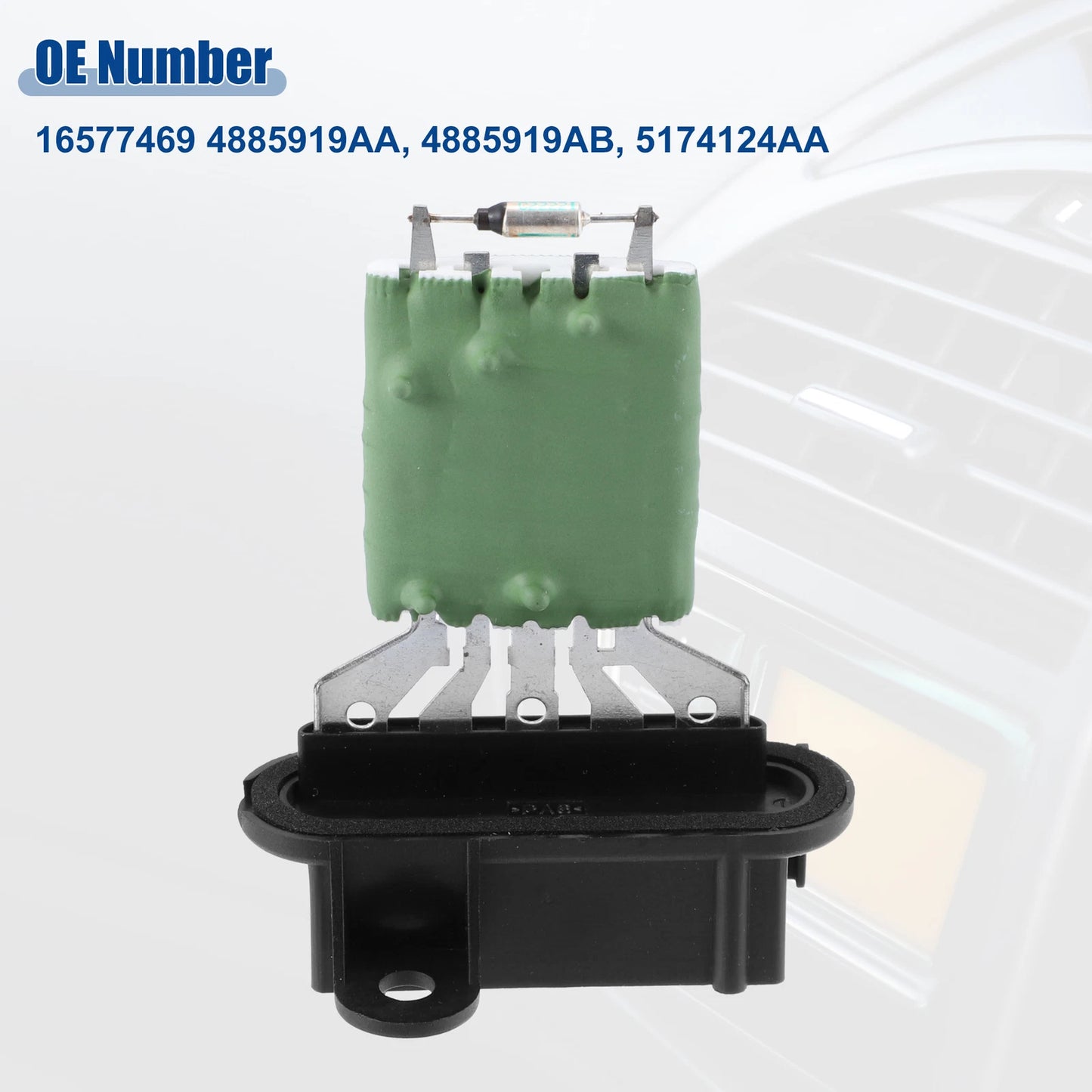 1 Pcs HVAC Blower Motor Resistor Heater for Chrysler Sebring Black Green