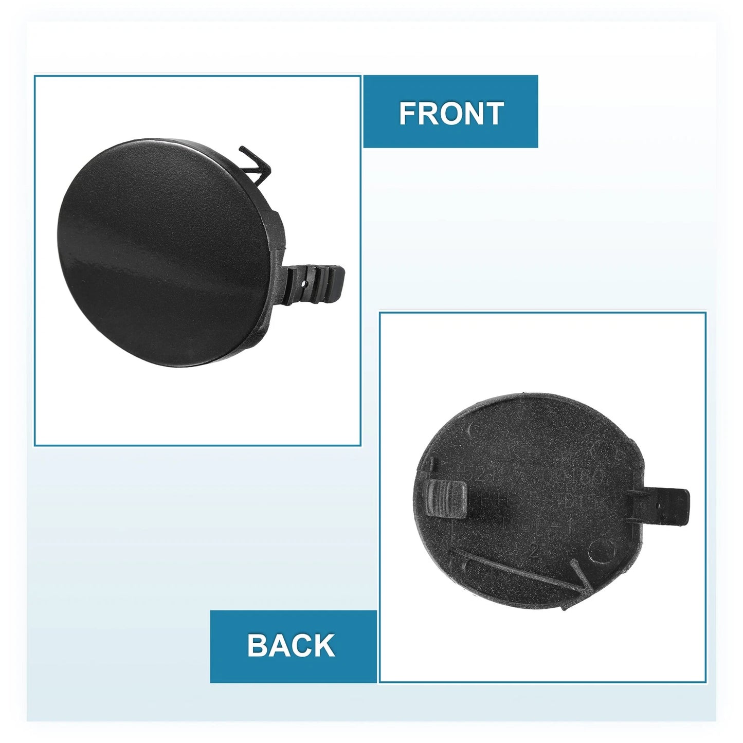Front Bumper Tow Hook Cover for Toyota Yaris (2006–2013)