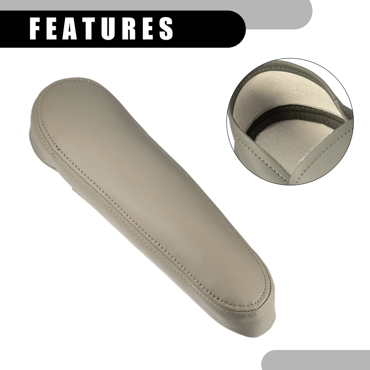 Center Console Armrest Cover for Toyota Sequoia 2001-2007 Beige