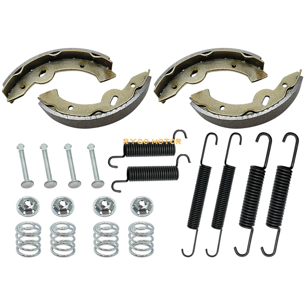 Brake Shoes with Springs Pins for E-Z-GO Yamaha Gas Electric Golf Cart