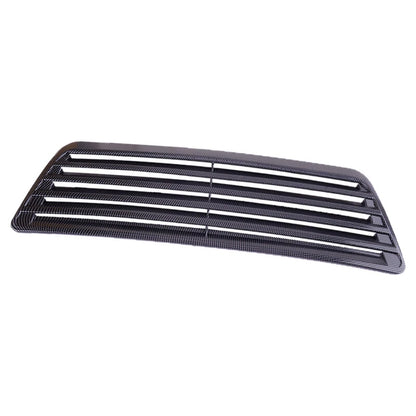 Carbon Fiber Look Hood Vent Scoop Cover for Car