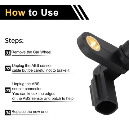 ABS Wheel Speed Sensor for Toyota Tundra (2007-2017) 1 Pc Front Left