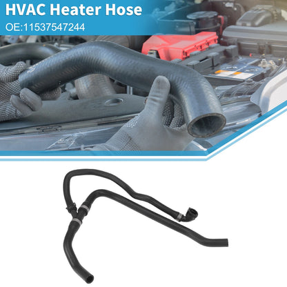 Heater Hose for BMW X5 3.0L (2007-2010) Rubber Black 1 Pc