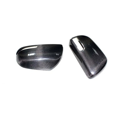 Carbon Fiber Add-on Side Mirror Cover Caps for 2006-2013 Toyota Previa
