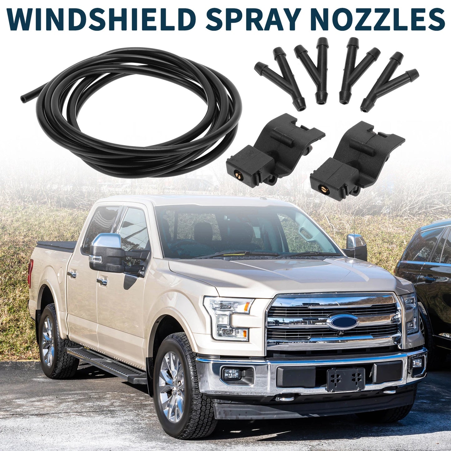 Front Windshield Washer Nozzles  for Toyota 4Runner (2009-2018)