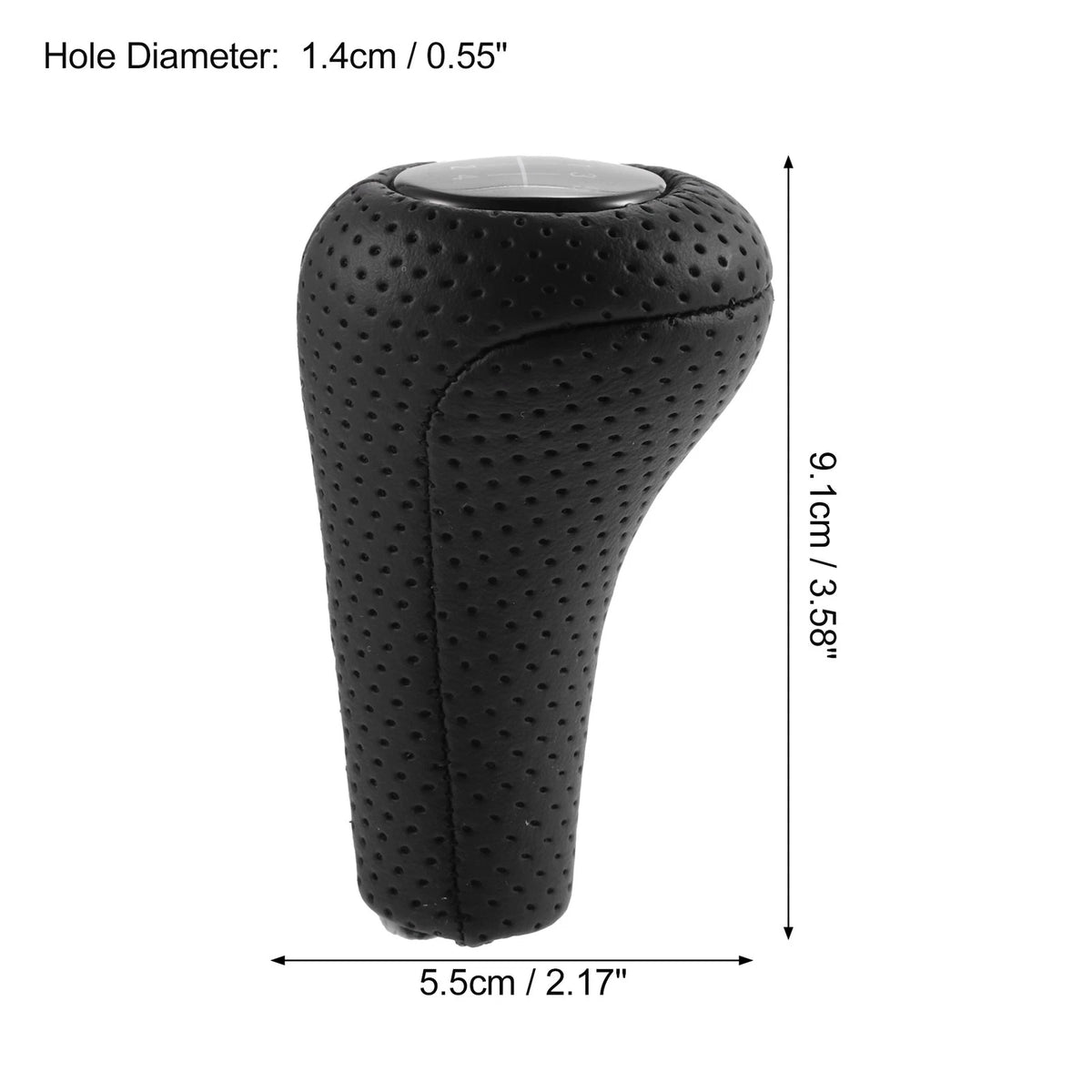 5 Speed Manual Gear Shift Knob for BMW Faux Leather Black
