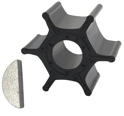 Water Pump Impeller w/Key for Evinrude Johnson OMC Outboard 9.9/15 HP