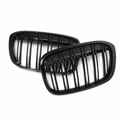 Glossy Black Front Kidney Grille for BMW X1 F49 F48 (2016-2019)