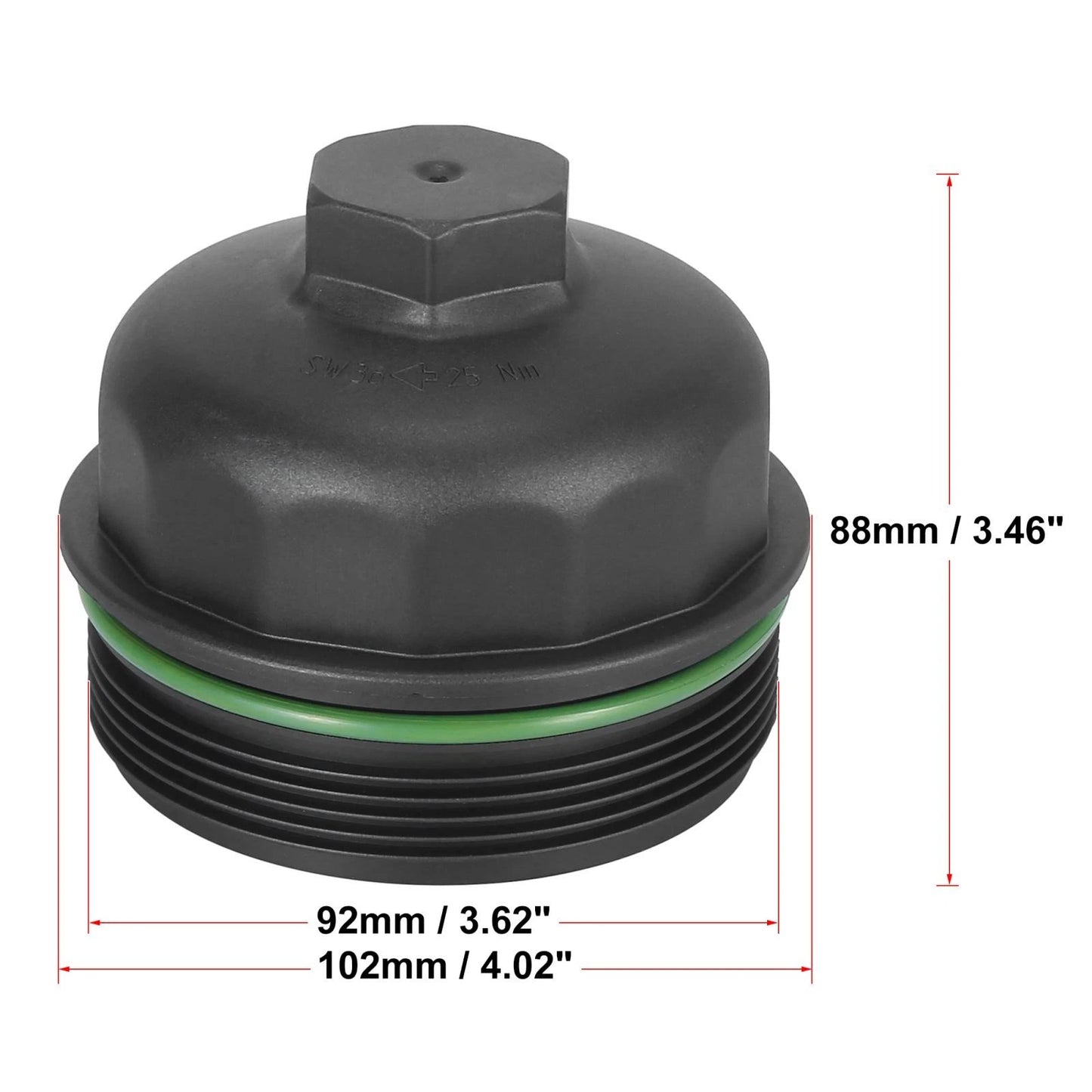 Oil Filter Cap Assembly Housing for Porsche 911 Cayenne Panamera