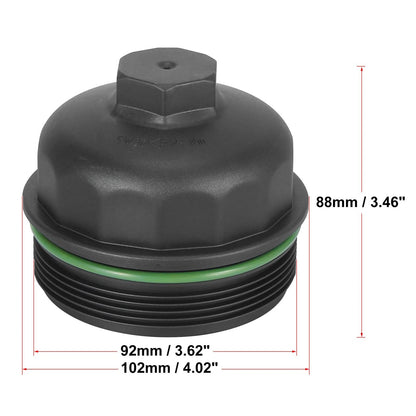 Oil Filter Cap Assembly Housing for Porsche 911 Cayenne Panamera
