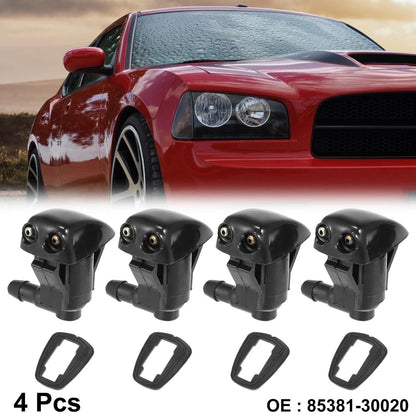 4pcs Front Windshield Washer Nozzles for Toyota Corolla