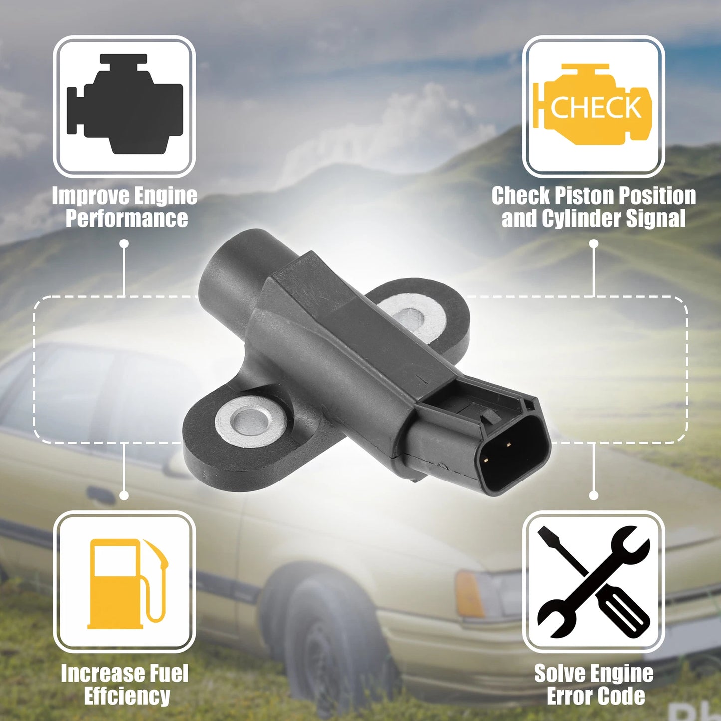 Crankshaft Position Sensor for Ford Aerostar V6 3.0L (1995)
