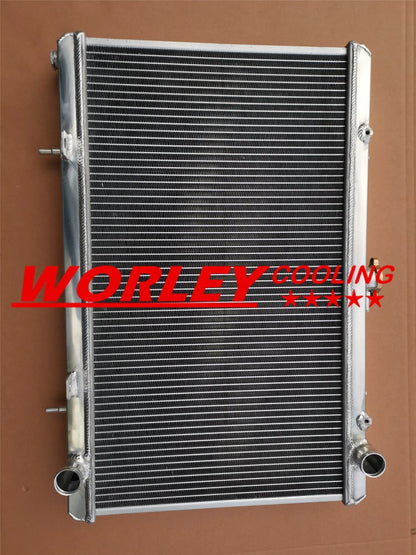 NJ-2ROW Radiator + Fan for Nissan Silvia S13 180SX 200SX CA18DET (1988-1994)
