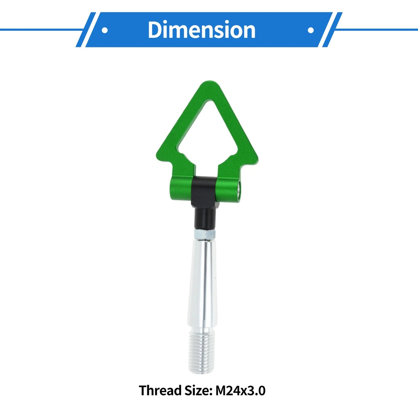 Triangle Tow Hooks for Mitsubishi Lancer EX