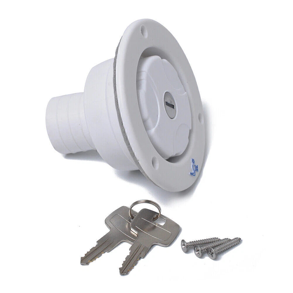 Fresh Water Locking Inlet Hatch Filler Cap for RV Camper Trailer (No Year)