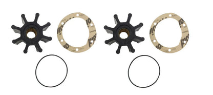 Impeller Kit for Volvo Penta 2Pcs Replaces 18-3077/3841697/21951356