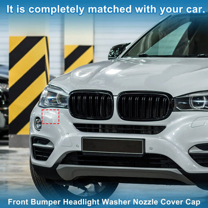 Front Right Washer Nozzle Cover for BMW X6 (2015-2019) Gray