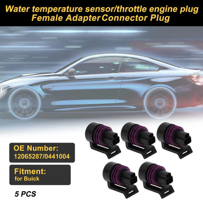 5 Pcs 3 Pins Connector Plug for Buick Female Adapter