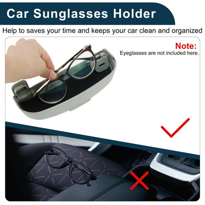 Sunglasses Case for Peugeot 308 2014-2026 ABS Grey 1 Set