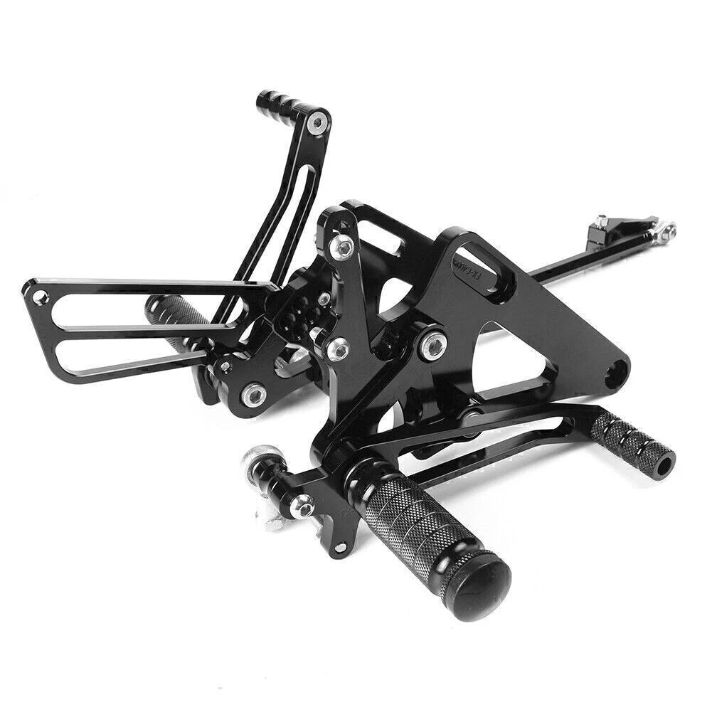 Aluminum Rear Footpegs for Honda CB400 VTEC (2000-2007) - Black GP Shift Kit
