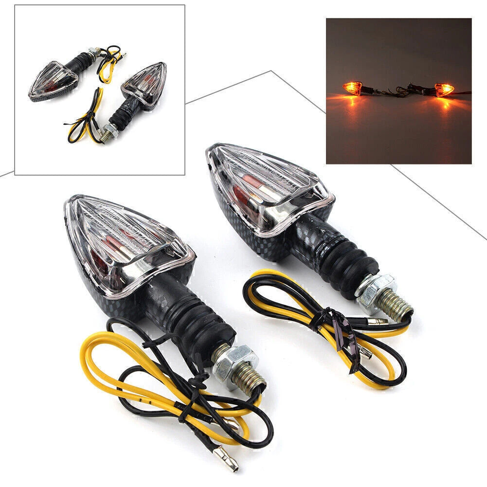 LED Triangle Turn Signal Indicators for Harley, Yamaha, Suzuki