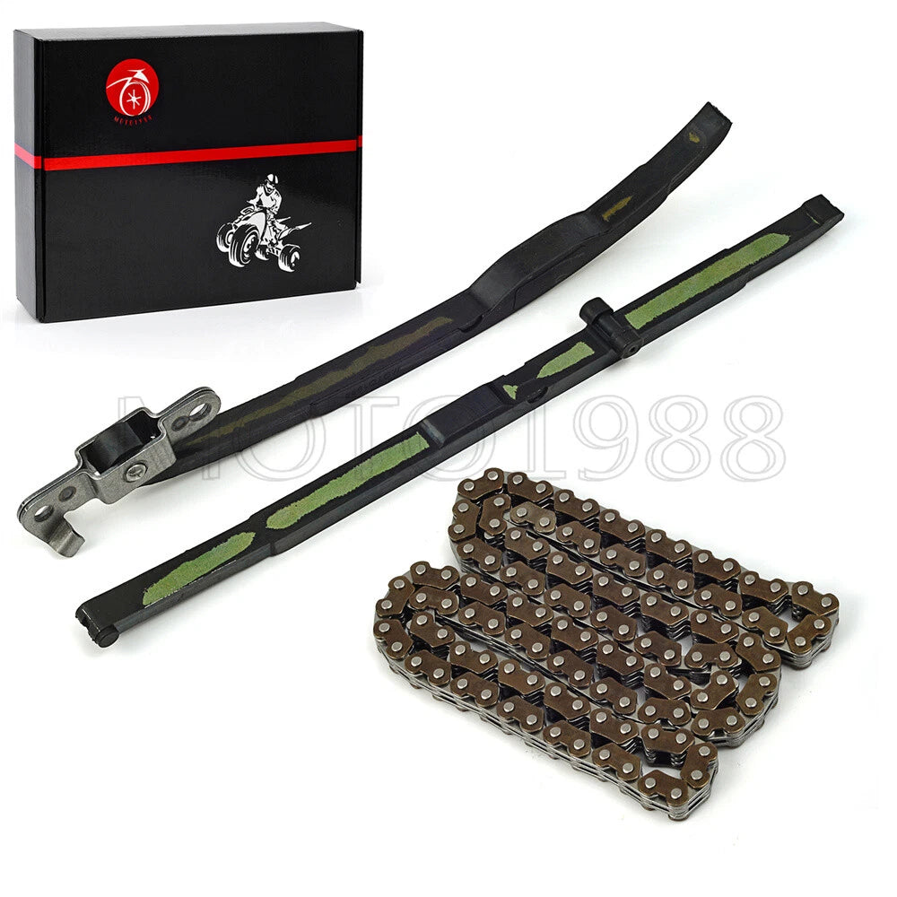 2 x Cam Timing Chain & Guide for Yamaha YFZ450 / YZ450F / WR450 (2003–2013)