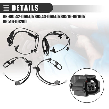 ABS Wheel Speed Sensors Set for Toyota Avalon (2013-2018)