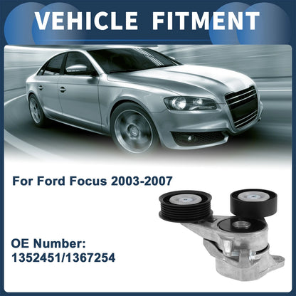 Belt Tensioner for Ford Focus (2003-2007) - Metal 1 x Unit