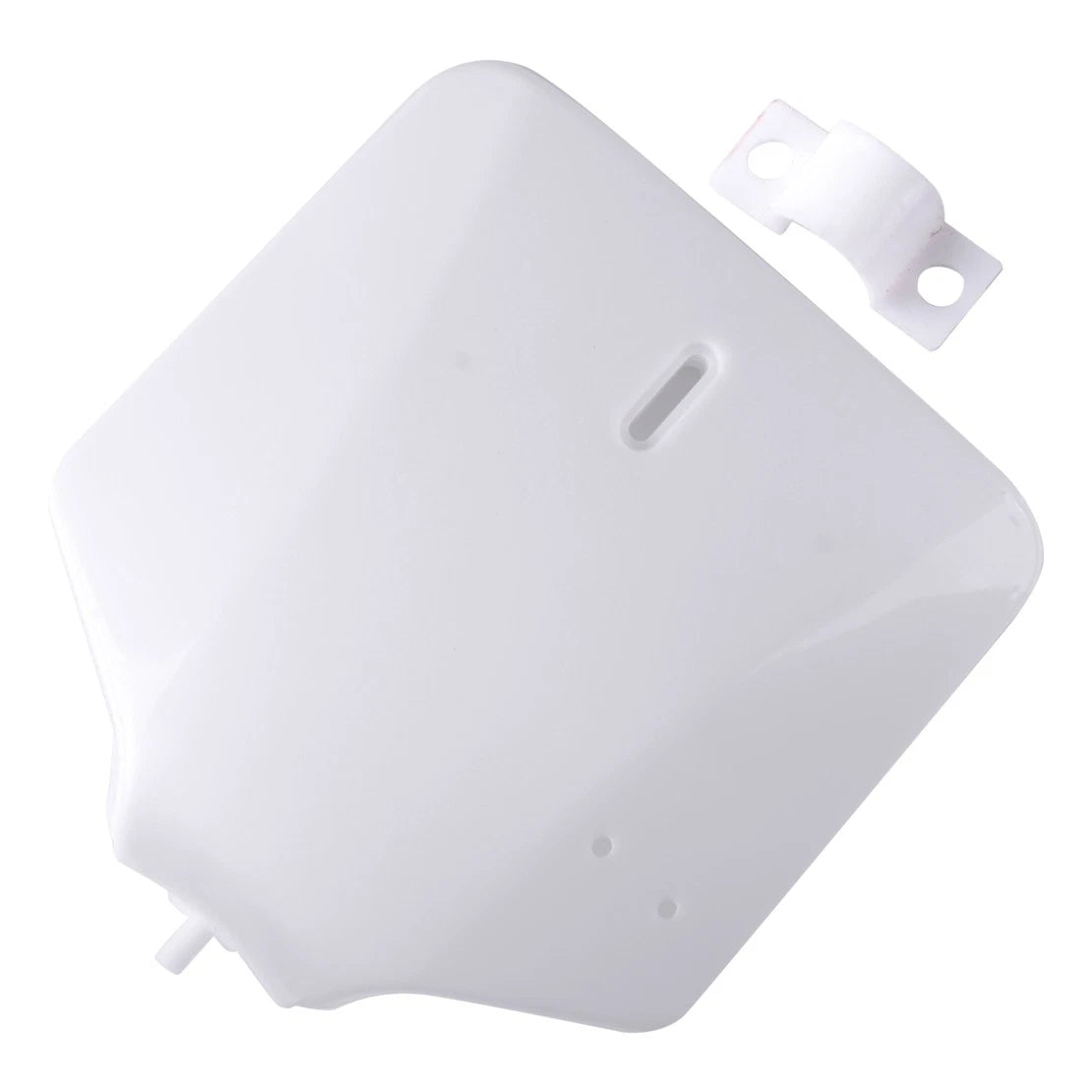 White Front License Plate Panels for Kawasaki KLX 110 & KX 65 Bikes (2002-2008)