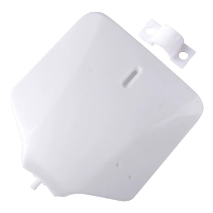 White Front License Plate Panels for Kawasaki KLX 110 & KX 65 Bikes (2002-2008)