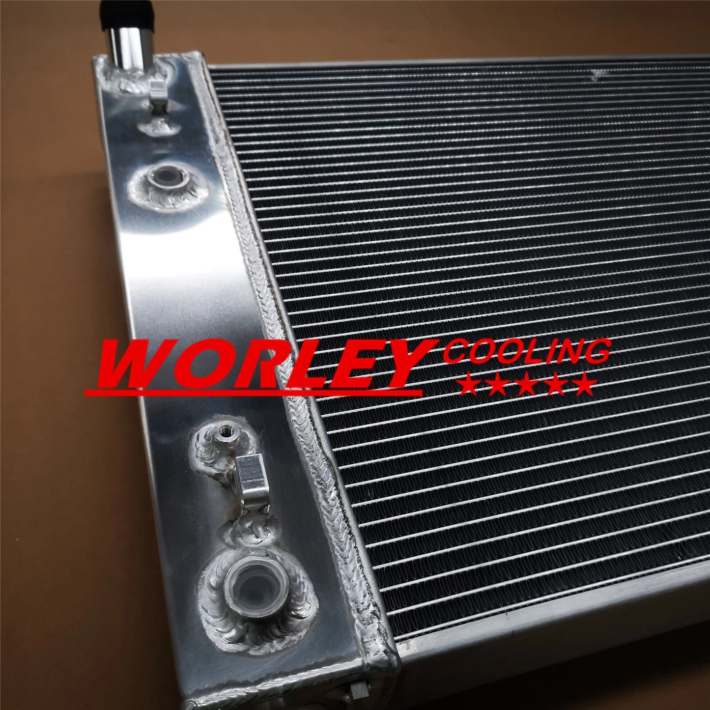 QLD-3 Rows Aluminum Radiator + Fan for Chevy Corvette C6 (2005-2013)