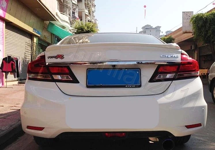 Factory Style Spoiler Wing ABS for Honda Civic 4DR Sedan (2012-2013)