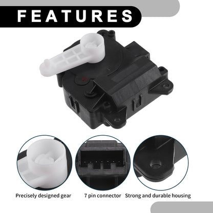 2 x No.7T4Z19E616C HVAC Heater Blend Door Actuator for Lincoln MKX (2007-2015)