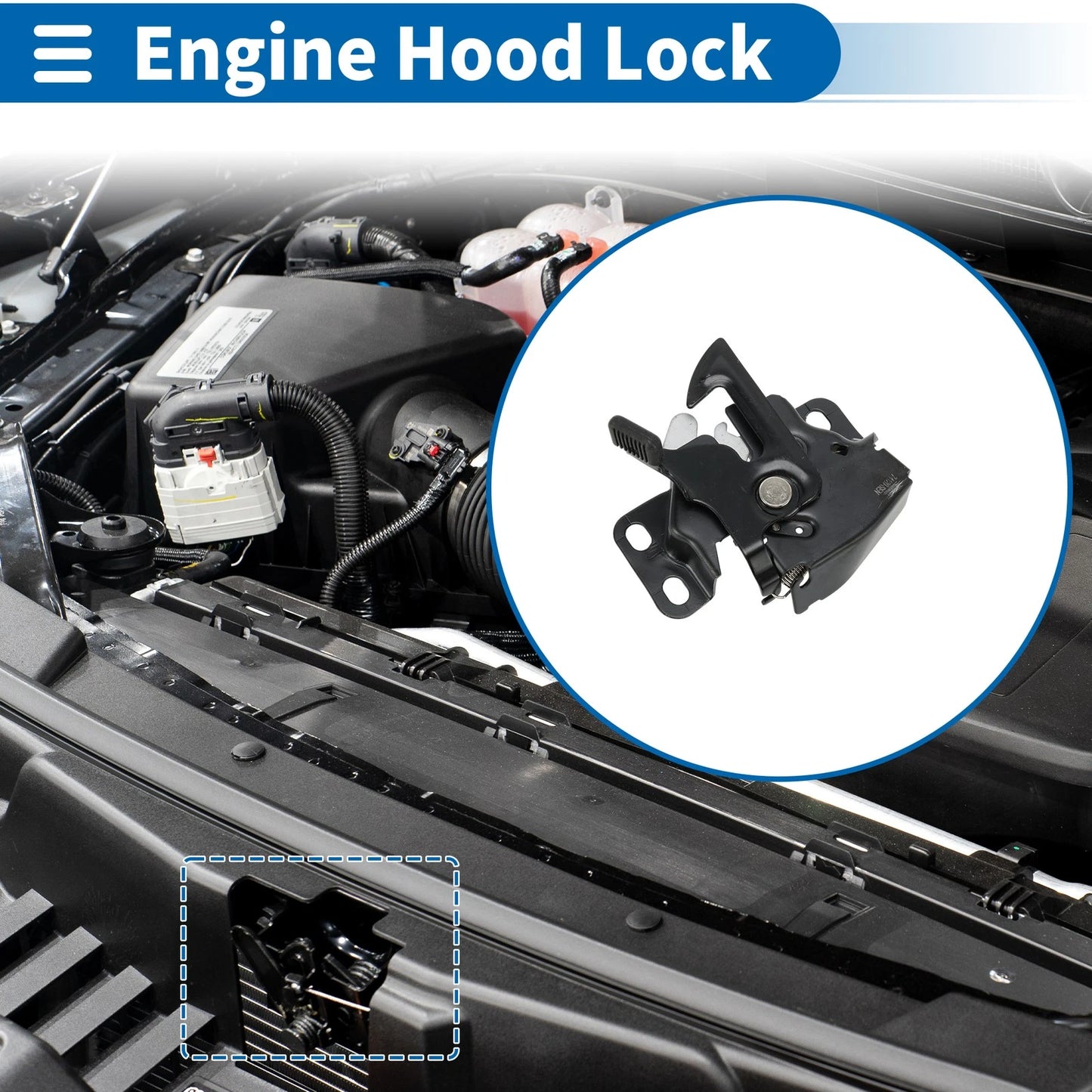 Hood Latch Assembly for Honda Fit Saloon (2003-2006) 1 x Pcs