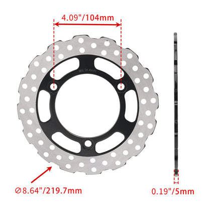 Rear Brake Disc for 2008-2012 Kawasaki EX 250 Ninja 250 R (2008-2012)