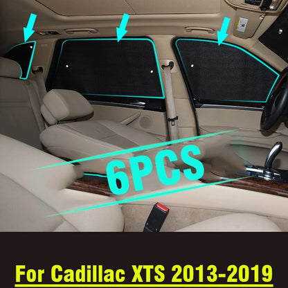 Sunshade / 6pcs / Side Window Privacy Sunshade for Cadillac XTS (2013–2019)