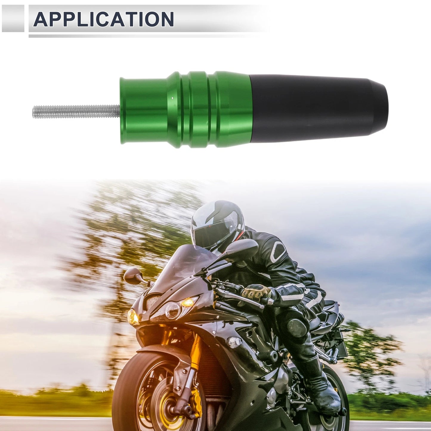 Bolt 10.5mm Aluminum Alloy Plastic Motorcycle Slider Frame for Model